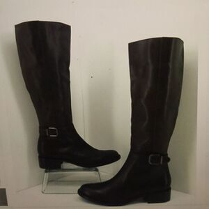 Vía espiga dark brown riding boots. Size 7